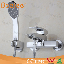 in Wall Mounted Single Lever Bath Shower Faucet with Hose and Handset